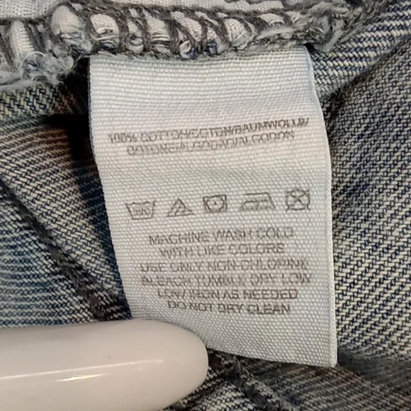 Free People FP Womens Size W-29 Mid Rise Capri Jeans Cropped Wide Leg Denim NICE - Picture 7 of 14